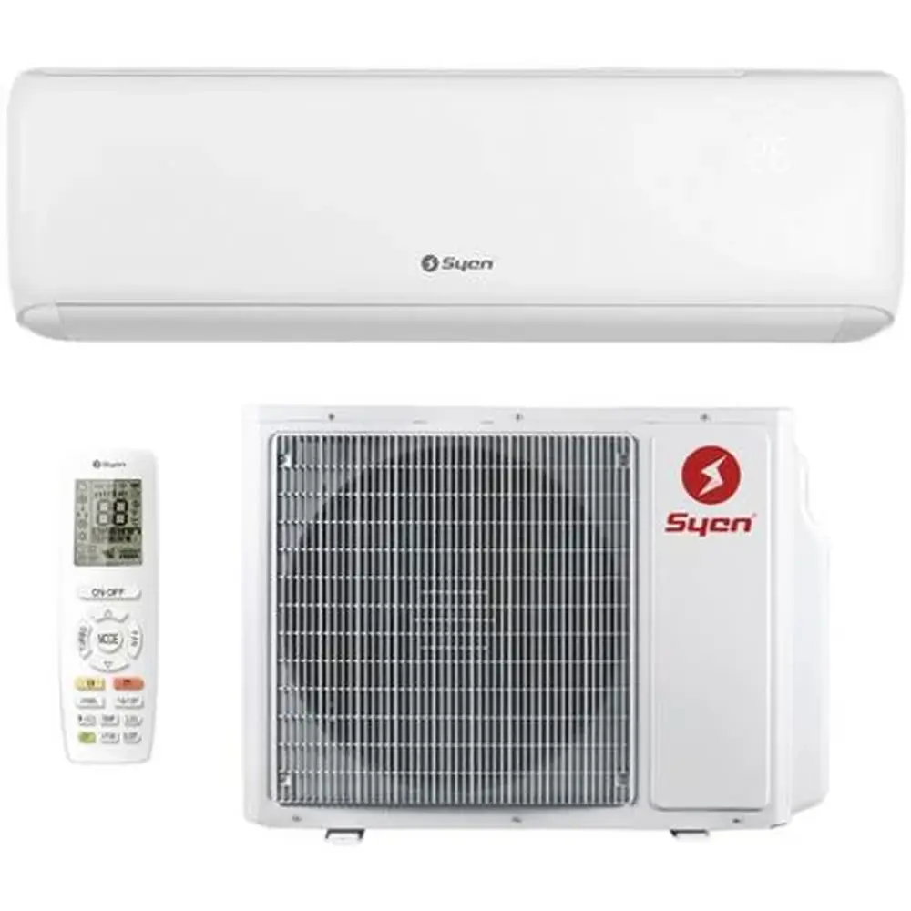 TELEPÍTÉSSEL!<br>SYEN CHARM (SOH09CH-E32DA1B) KLÍMA MONO OLDALFALI SZETT 2,7KW